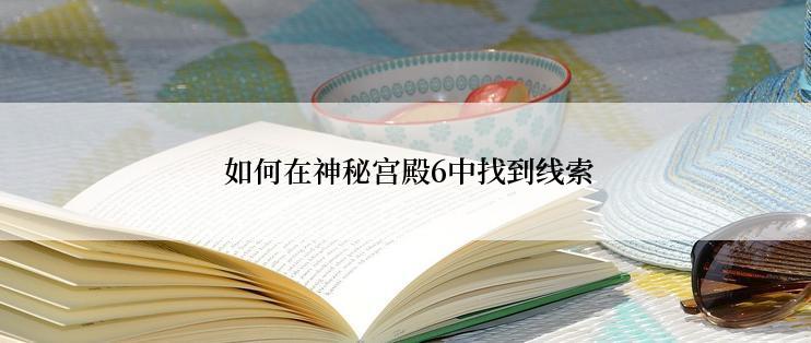 如何在神秘宫殿6中找到线索