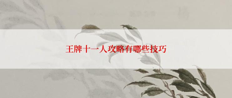 王牌十一人攻略有哪些技巧