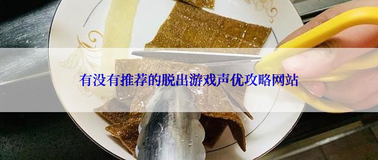 有没有推荐的脱出游戏声优攻略网站