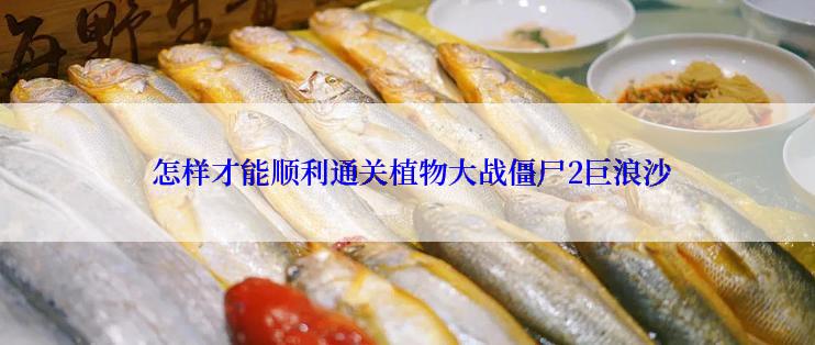  怎样才能顺利通关植物大战僵尸2巨浪沙