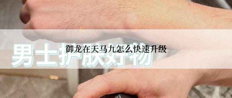 御龙在天马九怎么快速升级
