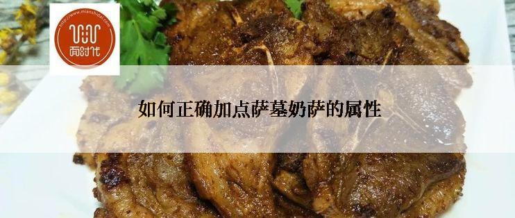  如何正确加点萨墓奶萨的属性