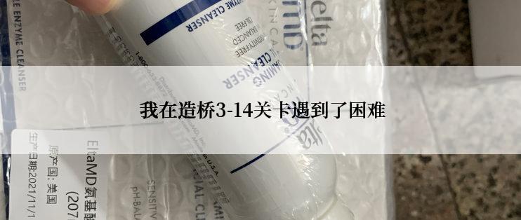  我在造桥3-14关卡遇到了困难