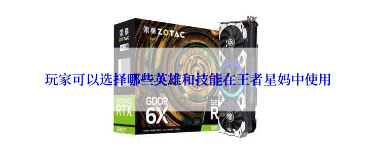 玩家可以选择哪些英雄和技能在王者星妈中使用