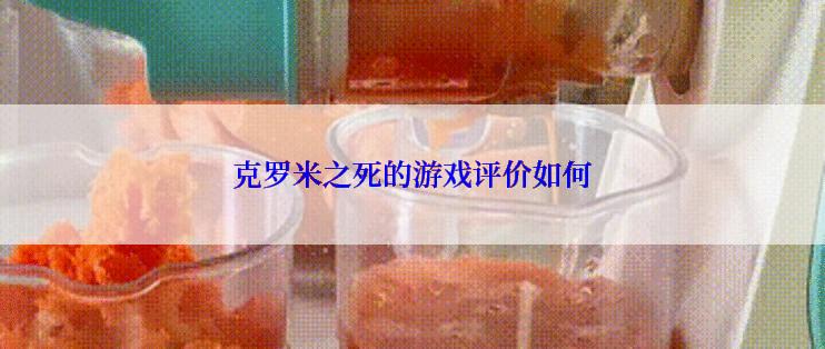 克罗米之死的游戏评价如何