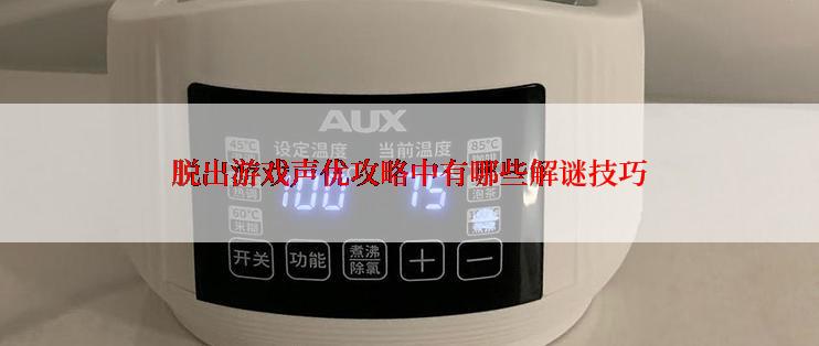 脱出游戏声优攻略中有哪些解谜技巧