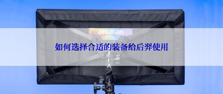 如何选择合适的装备给后羿使用