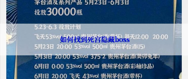  如何找到死宫隐藏boss