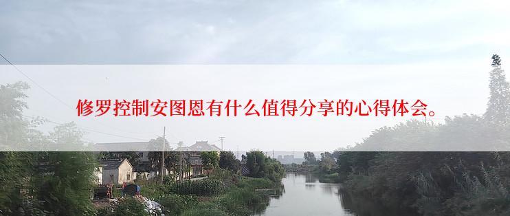 修罗控制安图恩有什么值得分享的心得体会。