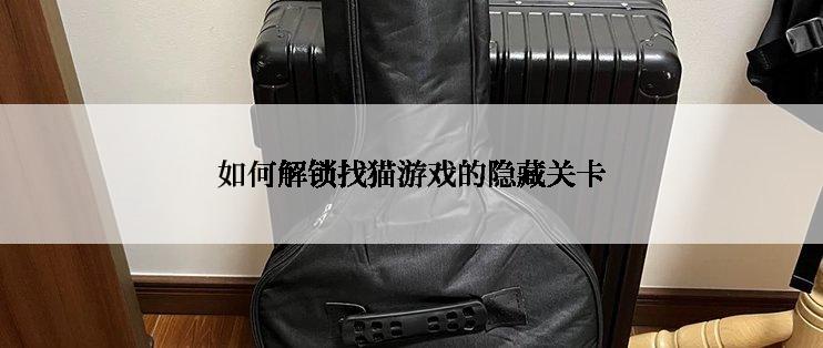 如何解锁找猫游戏的隐藏关卡