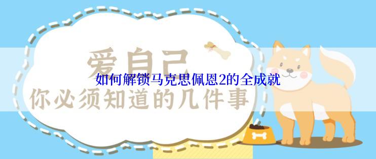 如何解锁马克思佩恩2的全成就