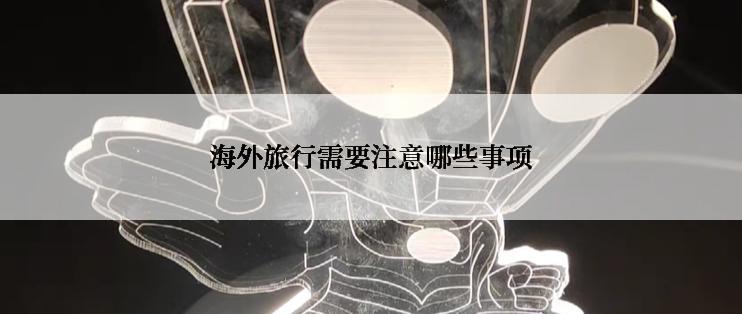 海外旅行需要注意哪些事项