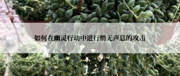 如何在幽灵行动中进行悄无声息的攻击