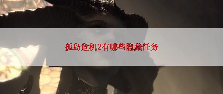 孤岛危机2有哪些隐藏任务