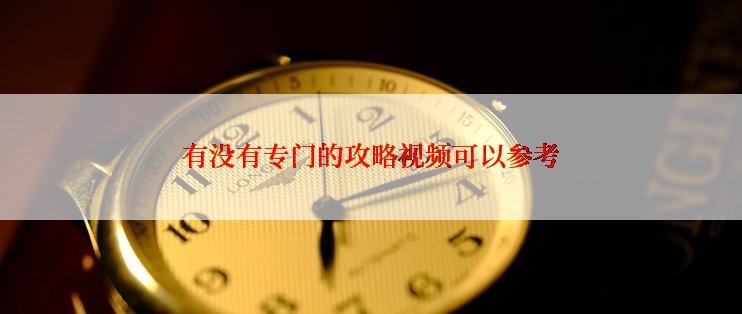 有没有专门的攻略视频可以参考