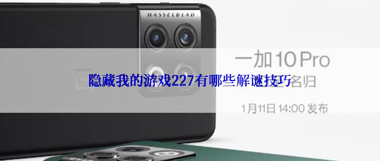 隐藏我的游戏227有哪些解谜技巧
