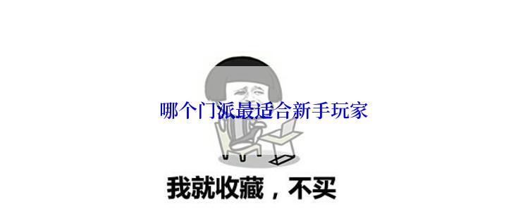  哪个门派最适合新手玩家