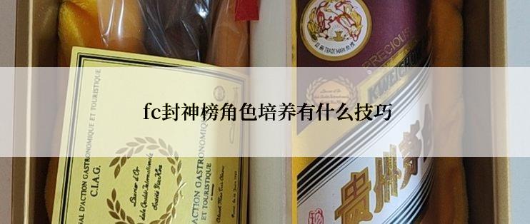  fc封神榜角色培养有什么技巧