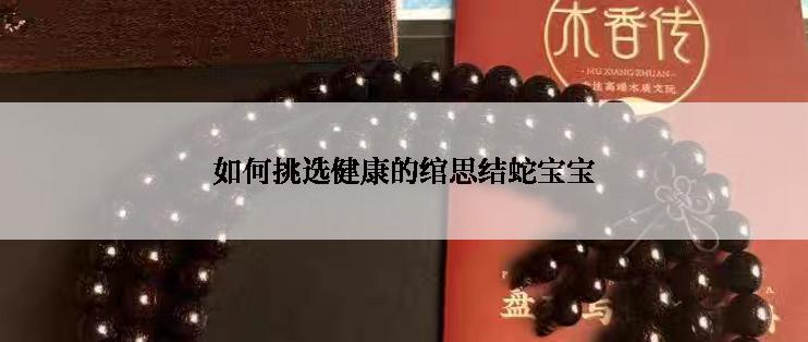 如何挑选健康的绾思结蛇宝宝