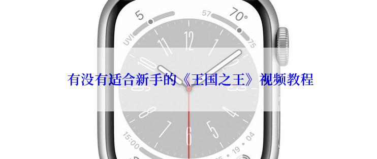  有没有适合新手的《王国之王》视频教程