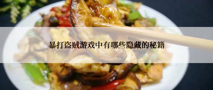 暴打盗贼游戏中有哪些隐藏的秘籍