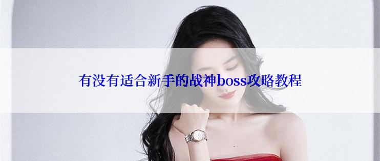 有没有适合新手的战神boss攻略教程
