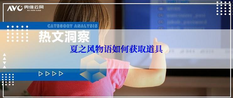 夏之风物语如何获取道具