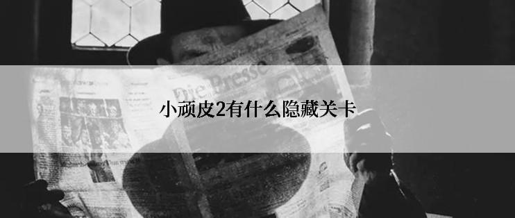 小顽皮2有什么隐藏关卡