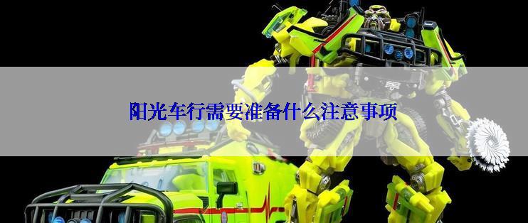 阳光车行需要准备什么注意事项