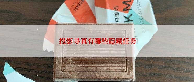  投影寻真有哪些隐藏任务