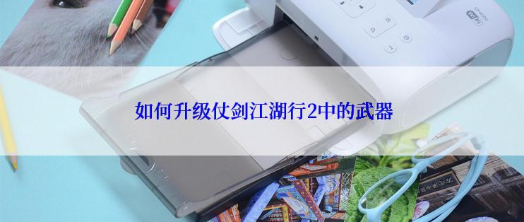  如何升级仗剑江湖行2中的武器