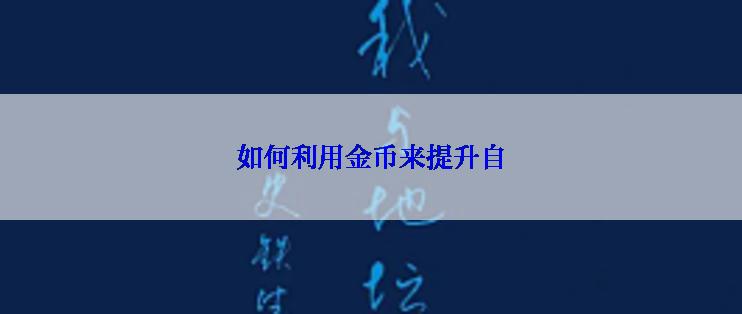如何利用金币来提升自