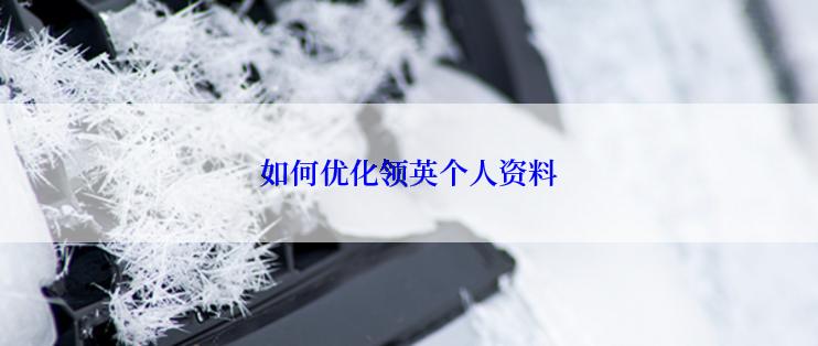 如何优化领英个人资料