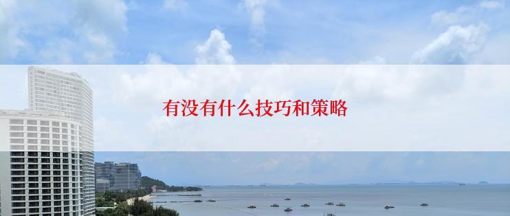 有没有什么技巧和策略