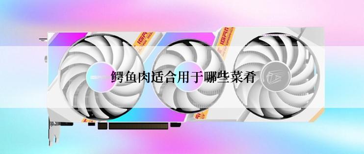 鳄鱼肉适合用于哪些菜肴