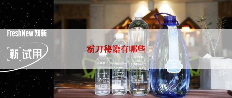 霸刀秘籍有哪些