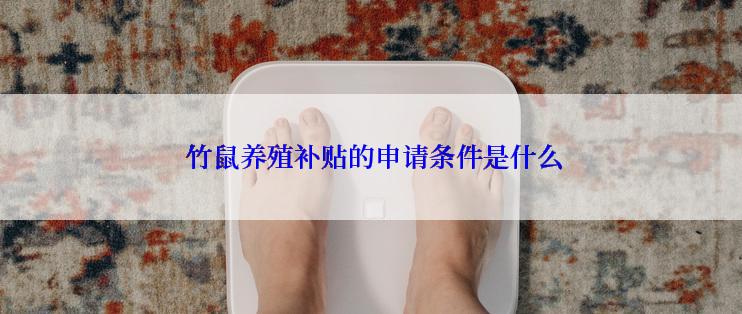  竹鼠养殖补贴的申请条件是什么
