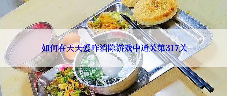  如何在天天爱咋消除游戏中通关第317关