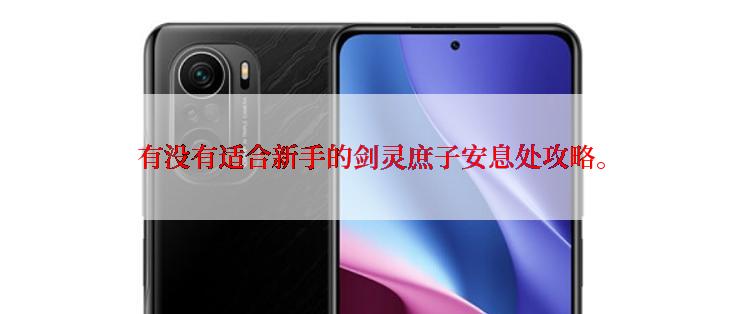 有没有适合新手的剑灵庶子安息处攻略。