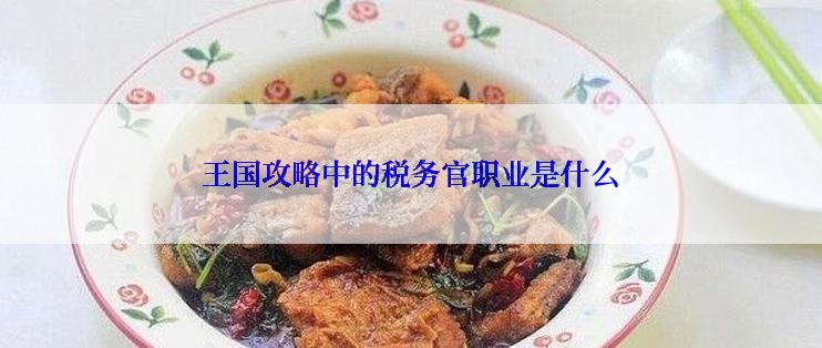 王国攻略中的税务官职业是什么