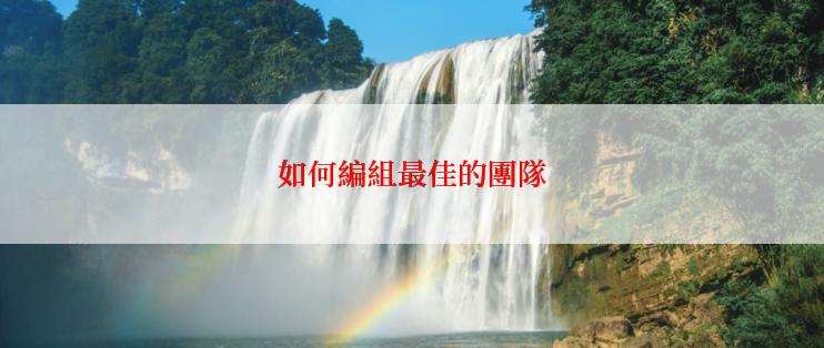 如何編組最佳的團隊