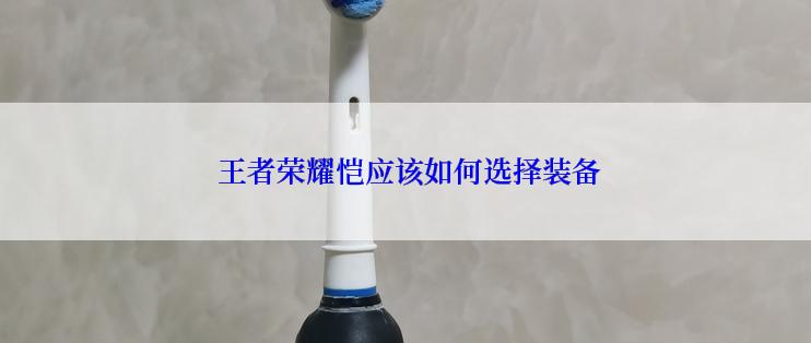  王者荣耀恺应该如何选择装备