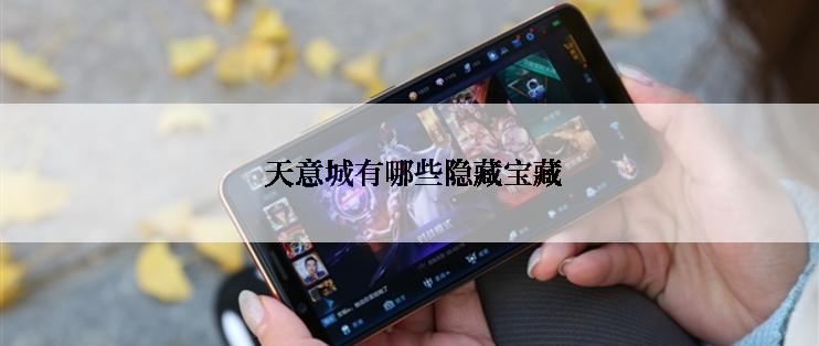  天意城有哪些隐藏宝藏
