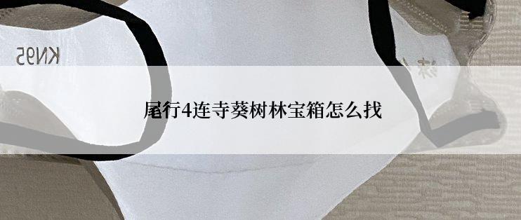  尾行4连寺葵树林宝箱怎么找