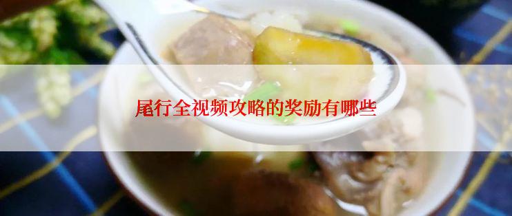 尾行全视频攻略的奖励有哪些