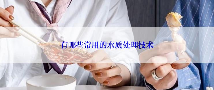 有哪些常用的水质处理技术