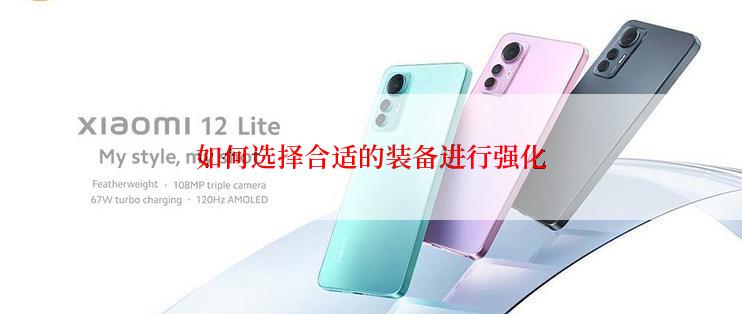 如何选择合适的装备进行强化