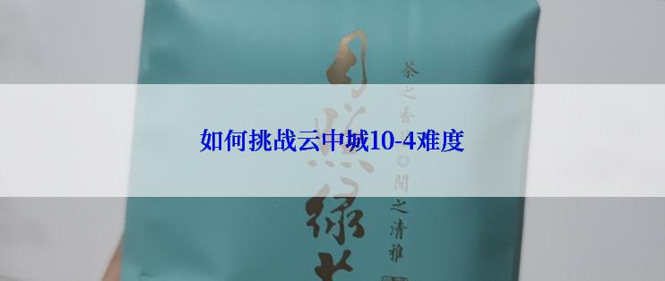 如何挑战云中城10-4难度