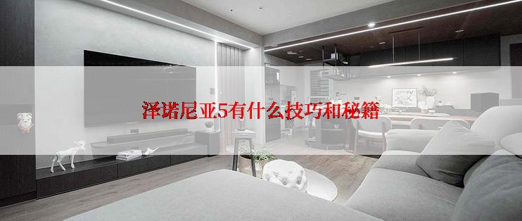 泽诺尼亚5有什么技巧和秘籍