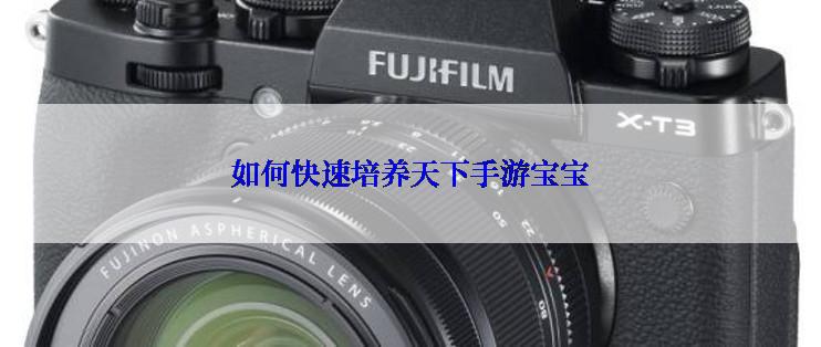 如何快速培养天下手游宝宝